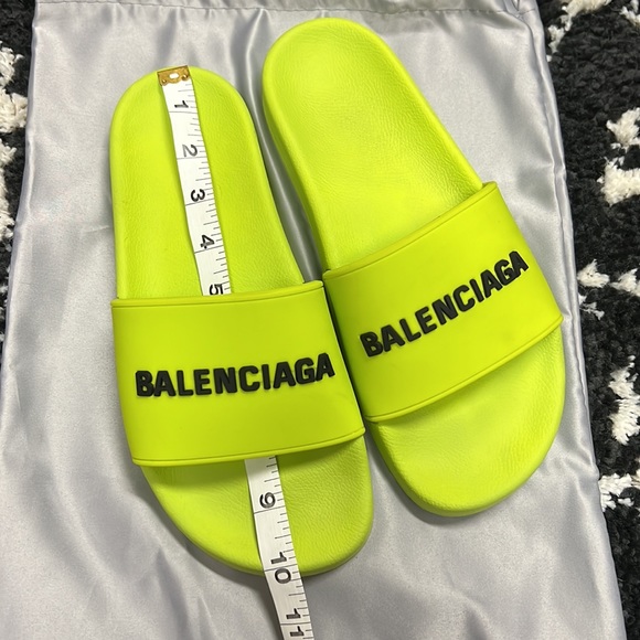 Balenciaga Shoes Balenciaga Slides Lime Green Size 39 Poshmark